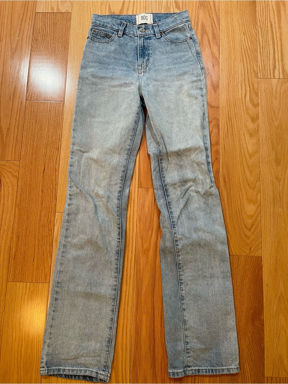 BDG Light Blue Straight Leg Jeans